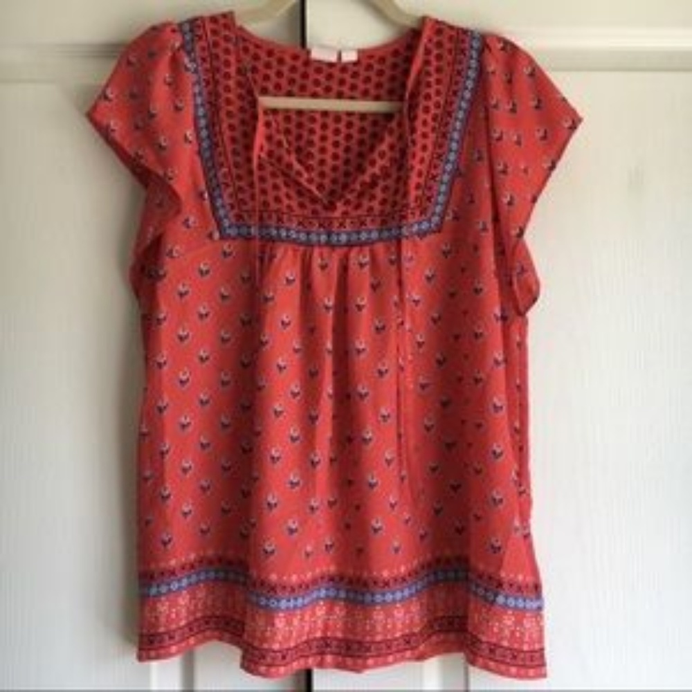 RED GAP BLOUSE!!